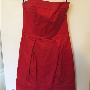 French connection size 2 red mini tulip dress.