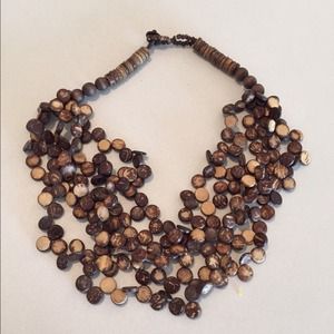 Nordstrom Brown Layered Necklace