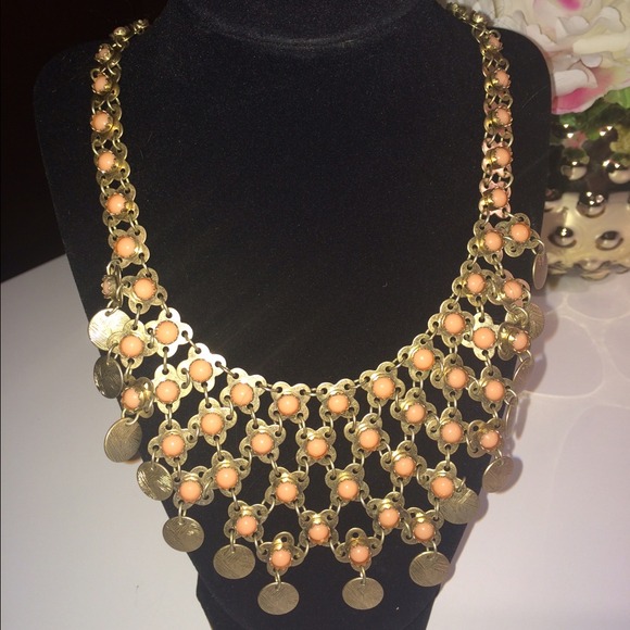 Tribal beaded necklace. Indian inspired