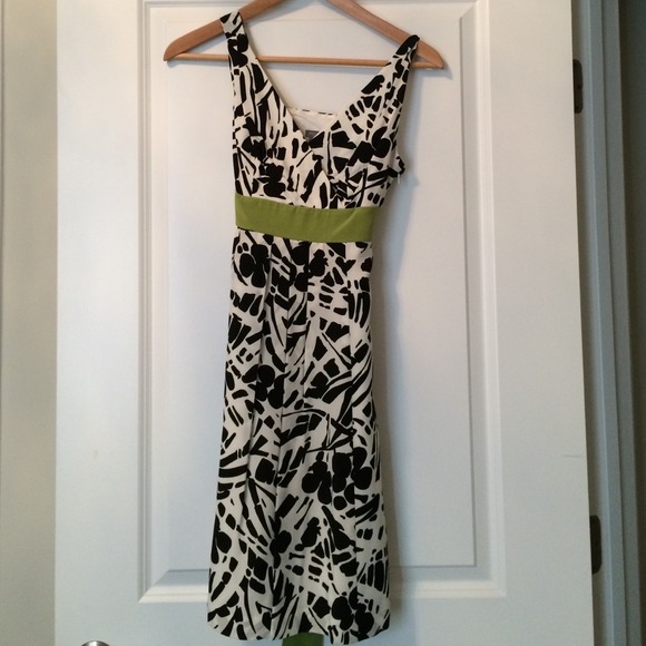 Black and white print Ann Taylor dress