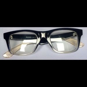 Aldo Black to Clear Glasses