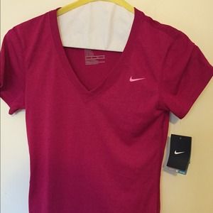 Nike XS pink dry fit workout top