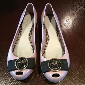 Melissa limited edition flats with peep-toe