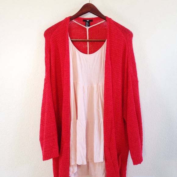 H&M Sweaters - red knit sweater