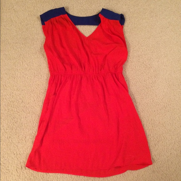 Red and blue dress. Ideal for 4th of July