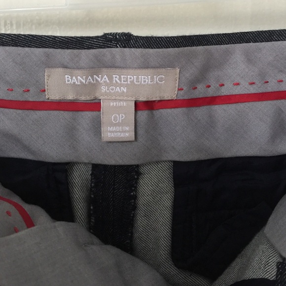 Size 0P Sloan dark denim pants.