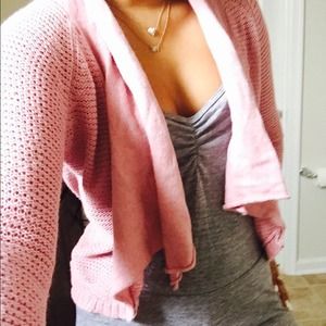 ‼️Traded  on Vinted‼️Knitted pink cardigan