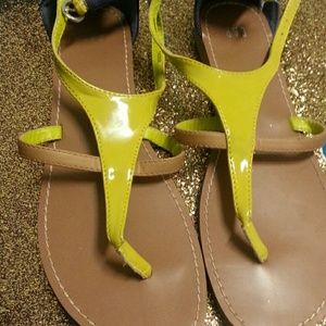 🚫SOLD🚫 Neon Colorblock Sandals