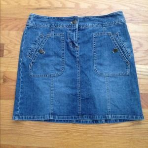 Loft size 4 jean skirt