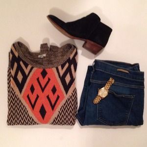 Ecote aztec sweater