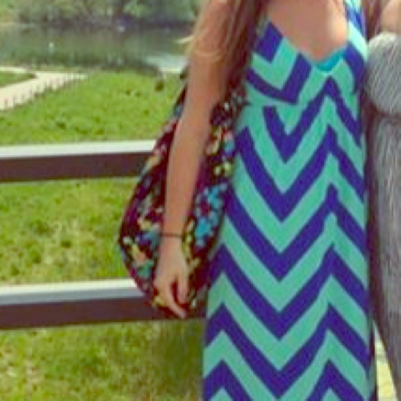 🎀 JCREW CHEVRON MAXI DRESS 🎀