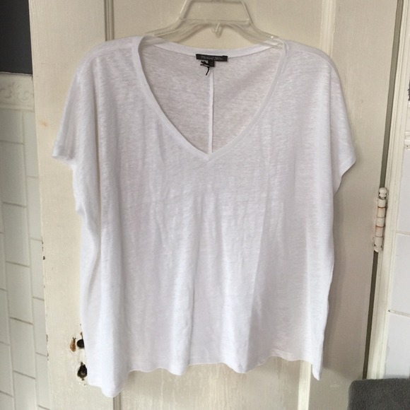 White oversized shirt