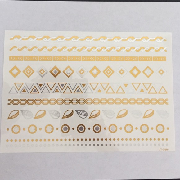 Metallic tattoos