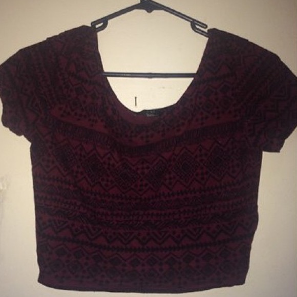 Tribal crop top