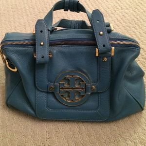 Light blue Tory Burch Amanda handbag