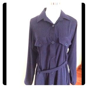 Shirt dress abaya, front open, New. Length 54"