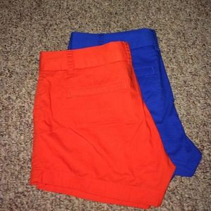 2 pairs of J Crew 5" Chino Shorts