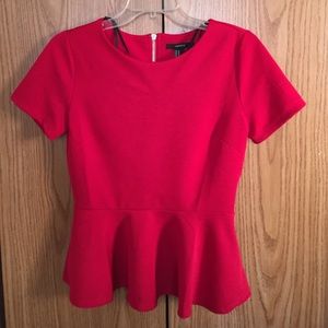 🚫 SOLD 🚫OFFER ME A PRICE ❤️ Red Plump Blouse