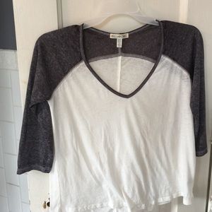 Soft baseball varsity tee