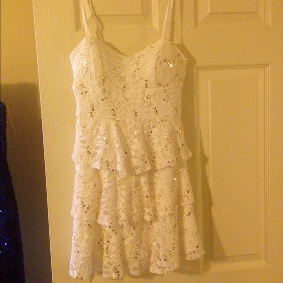 White ivory dress