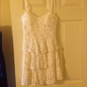 White ivory dress