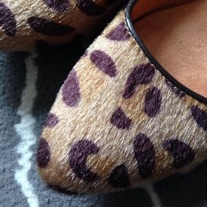GAP Shoes - Faux fur leopard flats GAP Shoes - Faux fur leopard flats