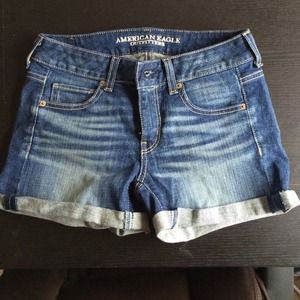 American eagle midi shorts