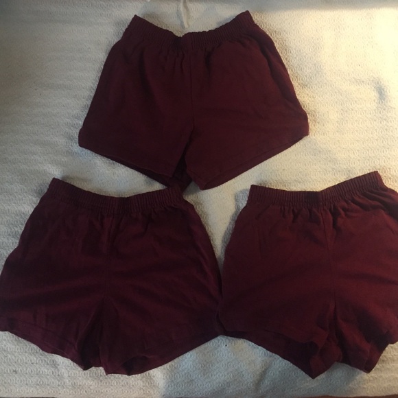 maroon soffe shorts