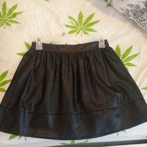 Forever 21 Leather Skater Skirt