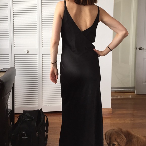 Prada sleek black silk gown. Perfect condition. - Picture 2 of 3