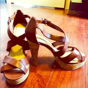 Lauren Conrad criss-cross heels