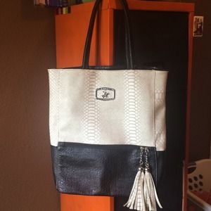 SHARP LOOKING Black & White Tote