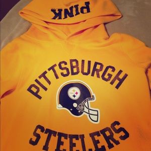 Victoria's Secret pink steelers hoodie!!