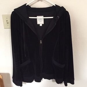 Merona Black Velour Sweat Outfit