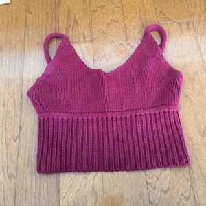 Knit bra top