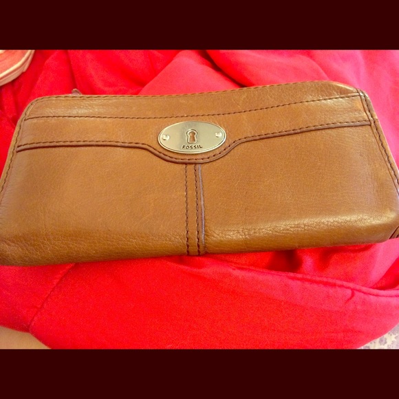 Fossil leather wallet