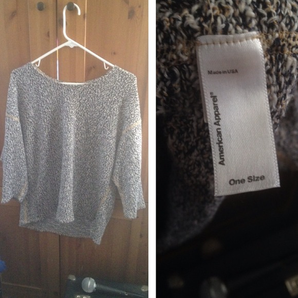 American apparel easy sweater