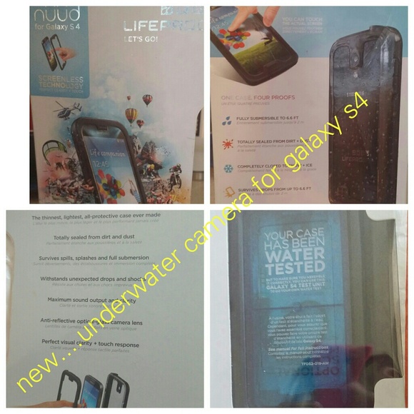 S4 underwater camera case . New in box