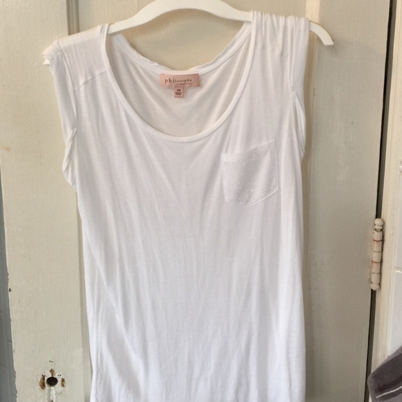 Oversized soft white shirt