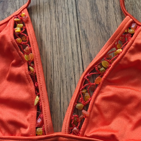 Orange bikini top. New with tags! - Picture 2 of 2