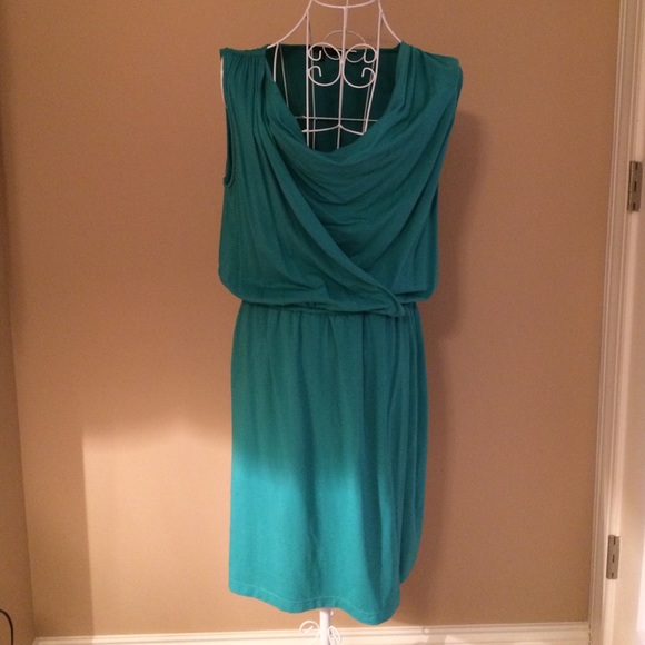 Anne Klein draped dress