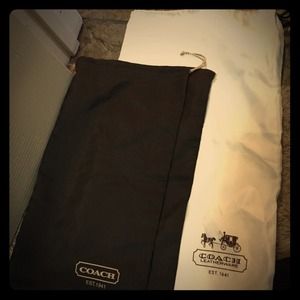 2 Coach dust bags