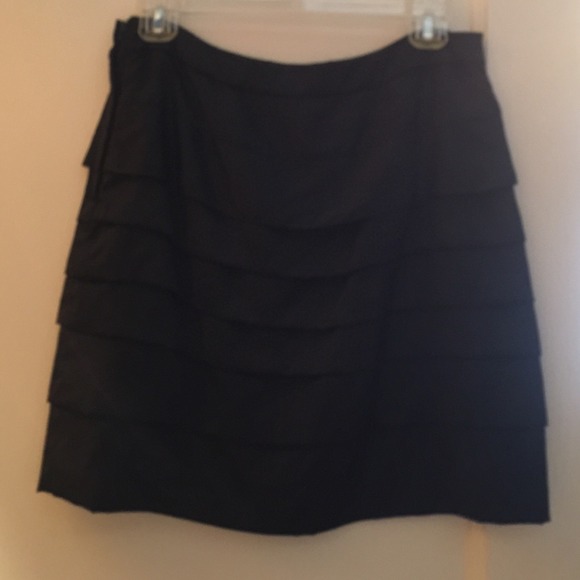 Short elegant black dress skirt