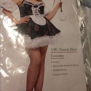 Plus size French maid costume
