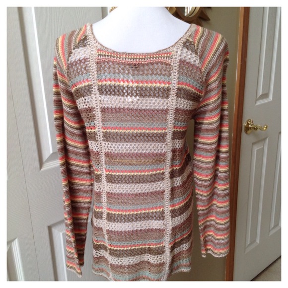 Multi Color Crochet Top - Picture 2 of 4