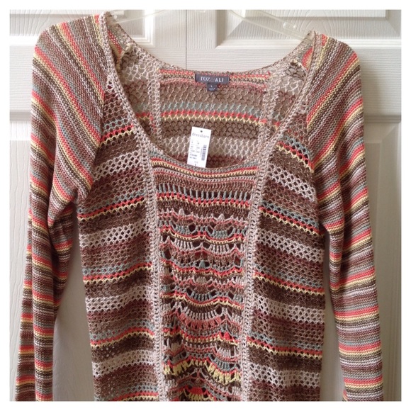 Multi Color Crochet Top - Picture 4 of 4