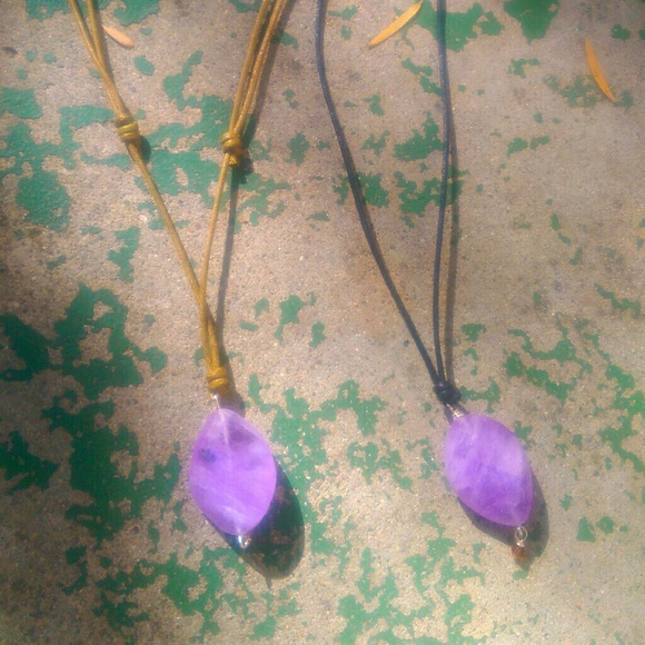 Genuine Amethyst  pendant - Picture 1 of 4