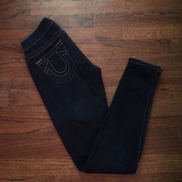 True Religion Dark Wash Skinny Jean