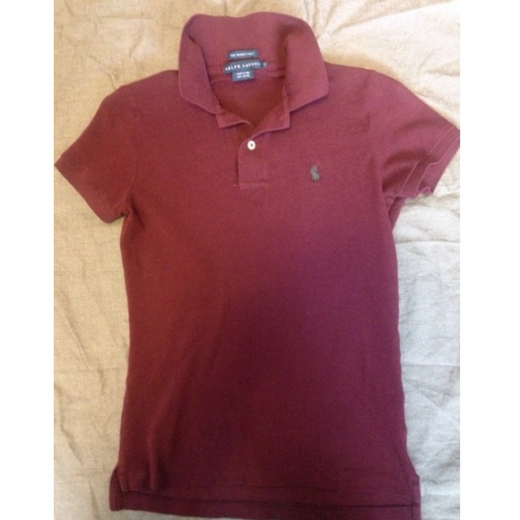 Ralph Lauren maroon polo