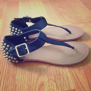 Wild Pair spiked black sandals